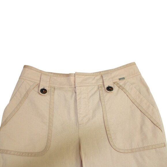 St John Buttercream Tan Straight Pants Size 2 - Picture 6 of 8